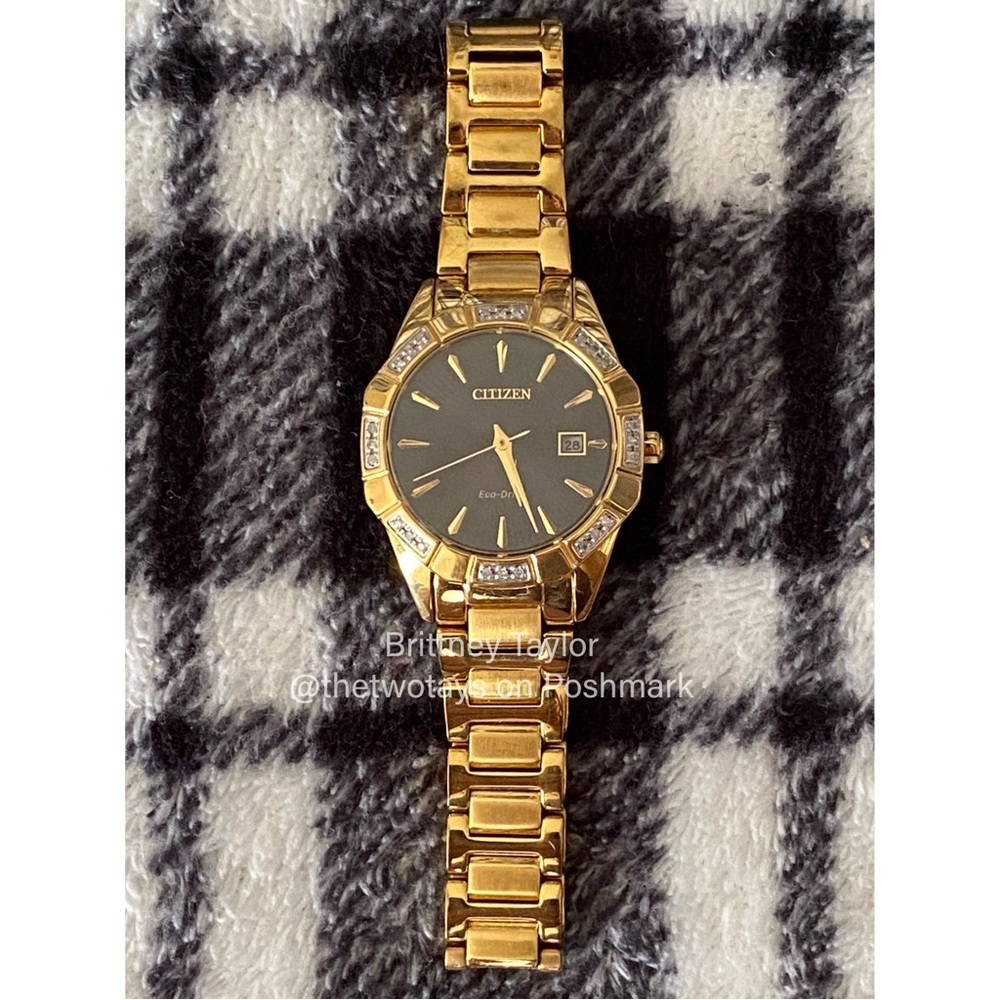 Citizen Women's Diamond Gold Watch